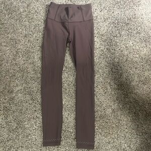 Lululemon leggings, 28” high rise with pattern on the thighs